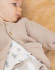 Baby boy beige knit cardigan DOGAN / 22H0CG11GIL007