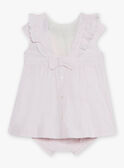 Baby girl formal dress and bloomer CAJUSTINE / 22E1BFH1ROB301