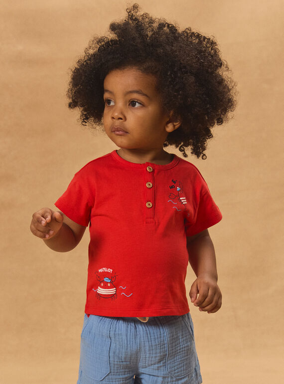 Red TEE SHIRT SS MAVASCO / 25E1BGQ1TMC050