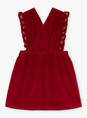 Red corduroy dress GLEVELETTE / 23H2PFQ1CHSF506