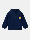 Navy KIDS CARDIGAN LAMAX / 24H1BGO2GIL070