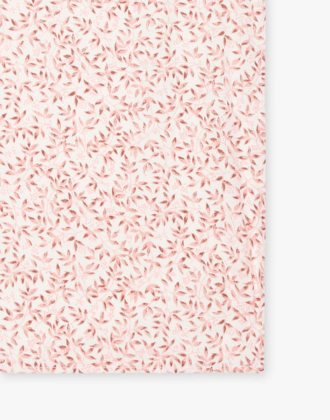 Cotton poplin scarf with floral print DINASTASIA / 22H4BFG1ECHD300