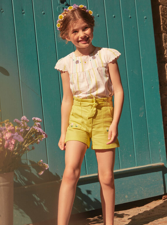 Yellow SHORTS LASHORETTE / 24H2PFI1SHO116