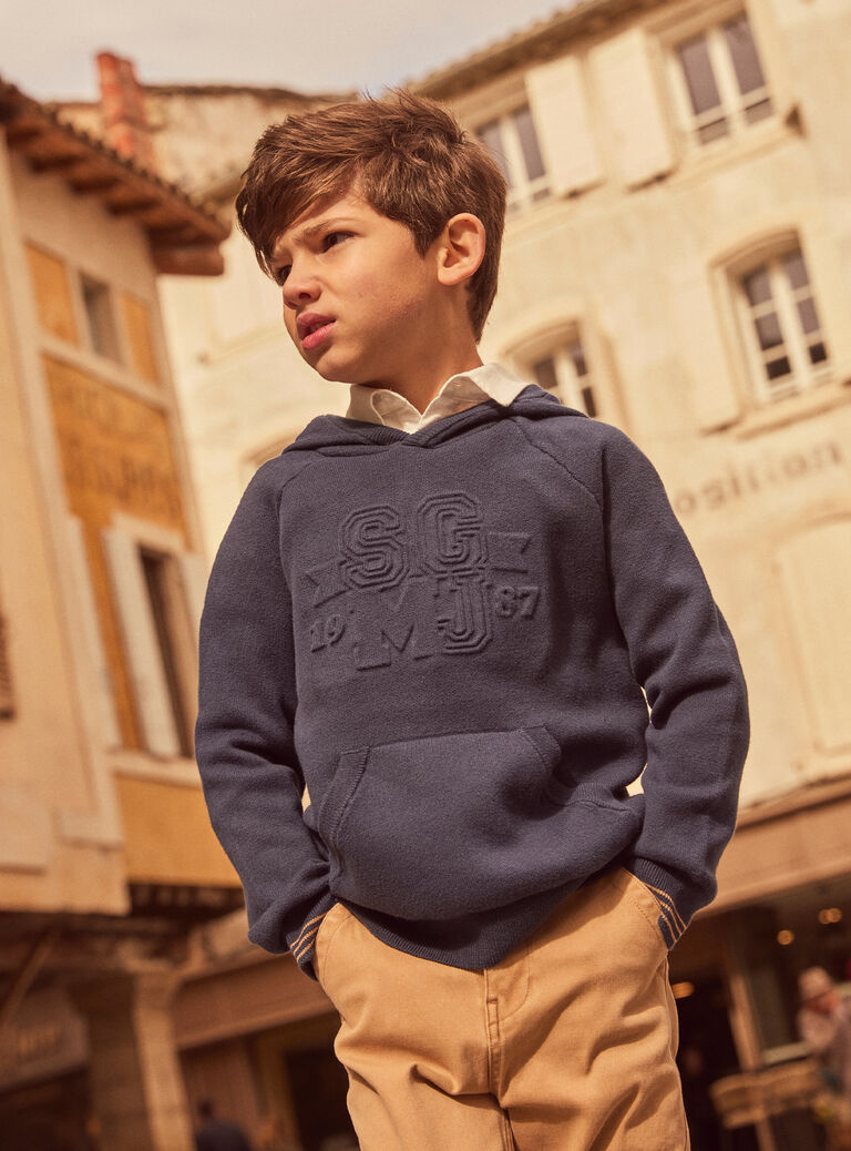 Navy PULLOVER Navy PULLOVER NECAPAGE / 25H3PGK1PUL070