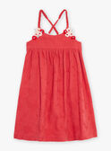 Red SUNBATHING DRESS FLUTETTE / 23E2PFQ2RBSF505