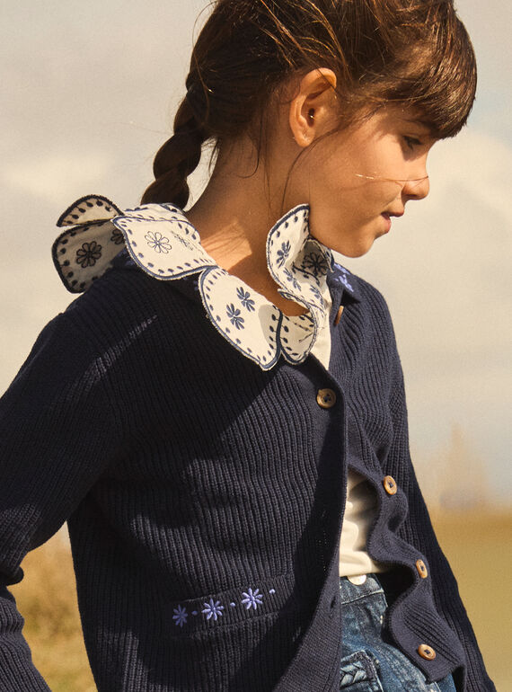 Navy CARDIGAN MERLETTE / 25E2PF81CARC214