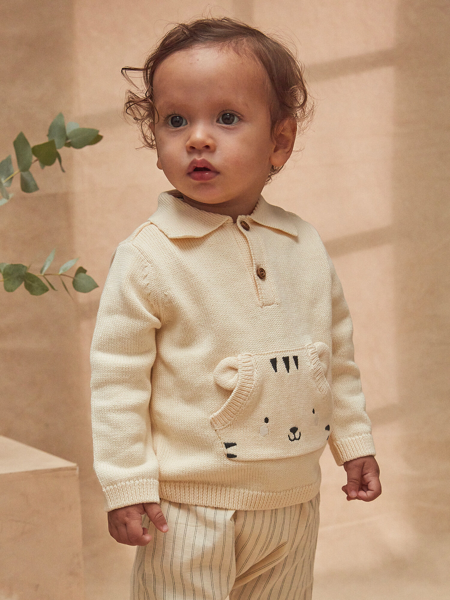 Baby boy on sale cream sweater