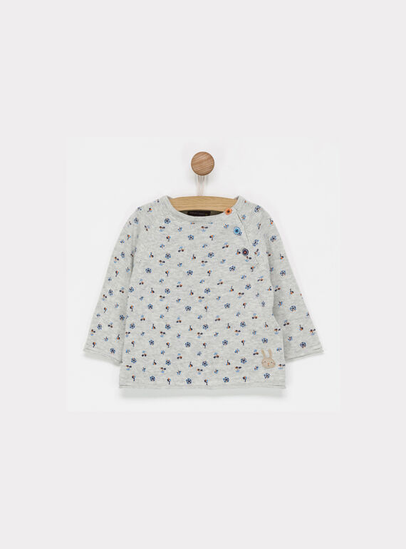 Heather grey Pullover NAPIERRY / 18E1BGJ1PUL943