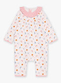 Blush romper with stars, moons, rainbows and flowers print GEISIS / 23H5BF15GRED300