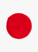 Bright red wool beret GOBERETTE / 23H4PFD1CHAF518