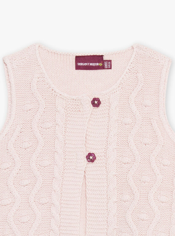 Sleeveless knitted cardigan DAMARION / 22H1BFU1CSMD319