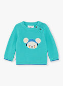 Turquoise blue sweater ZAKEVIN / 21E1BGJ1PULG621