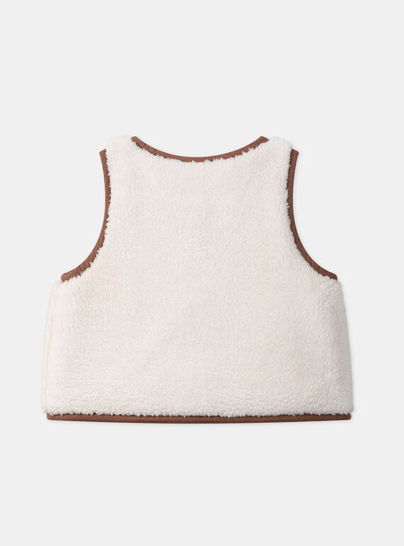 Brown CARDIGAN WHITHOUT SLEEVES LAROMANE / 24H1BFS1CSM815