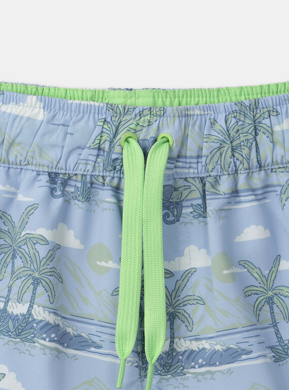 Greyish blue SWIMSUIT MRUPALMAGE / 25E4PGC9MAI205