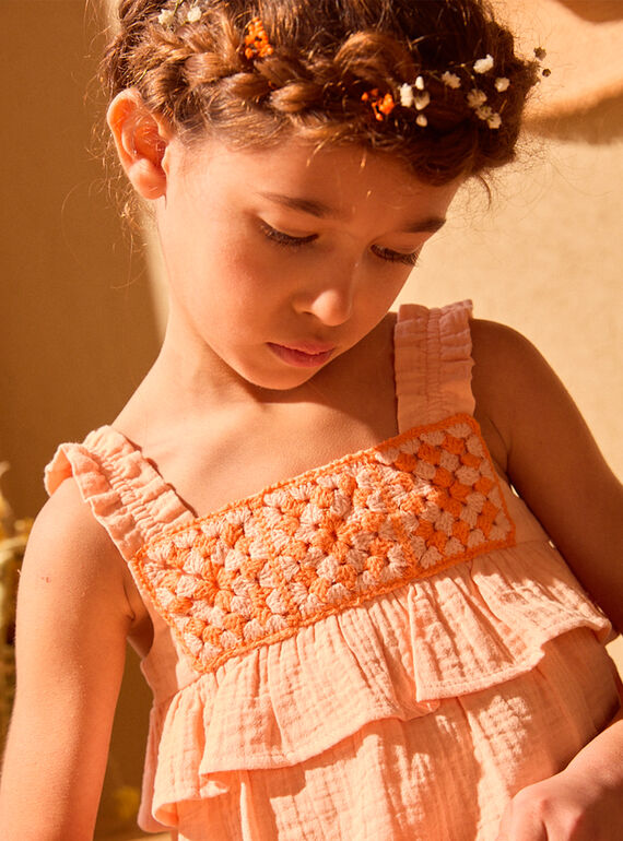 Orange TANK TOP MLOTOPETTE / 25E2PFP1DEBE413