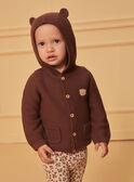Brown KIDS CARDIGAN LAFAREL / 24H1BGK1GIL815
