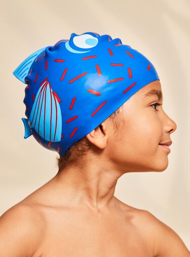 Blue and white fish ink pool cap Blue and white fish ink pool cap FRYTETAGE / 23E4PGL1D4YC214