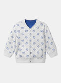 Off white KIDS CARDIGAN MACRISTO / 25E1BG81GIL001