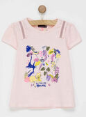 Pale rose T-shirt NUAGETTE / 18E2PFQ1TMC301