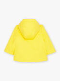 Yellow hooded raincoat KILOUIS / 24E1BG81IMPB105