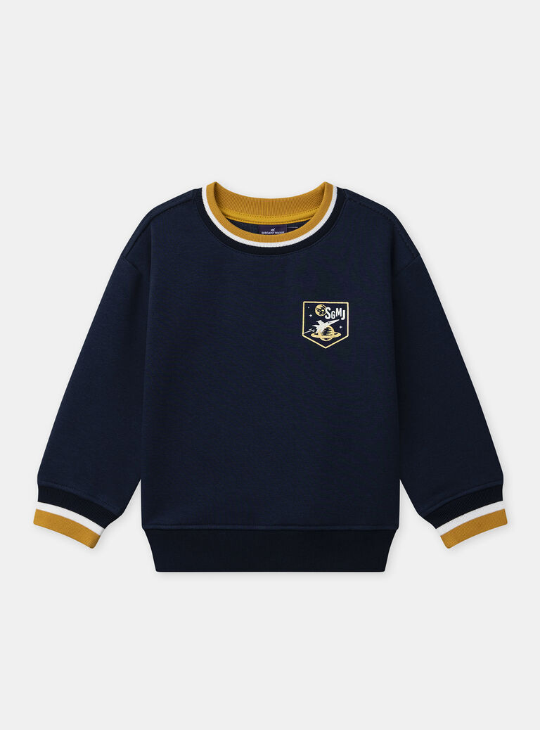 Navy SWEAT SHIRT NLOPATIAGE / 25H3PGW1SWE070