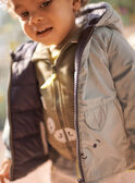 Baby boy's reversible water green jacket CIENZO / 22E1BGG1DML614