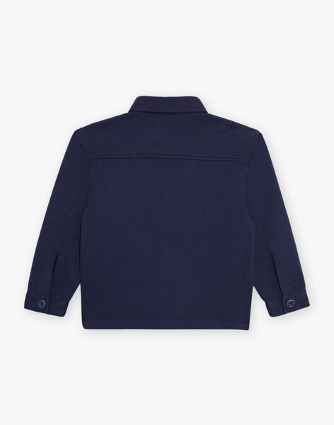 Blue cotton jacket DEMARRAGE / 22H3PGF1VESC223