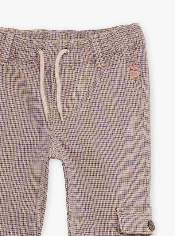 Houndstooth pattern cargo pants DEDOUAGE / 22H3PGR2PANI814