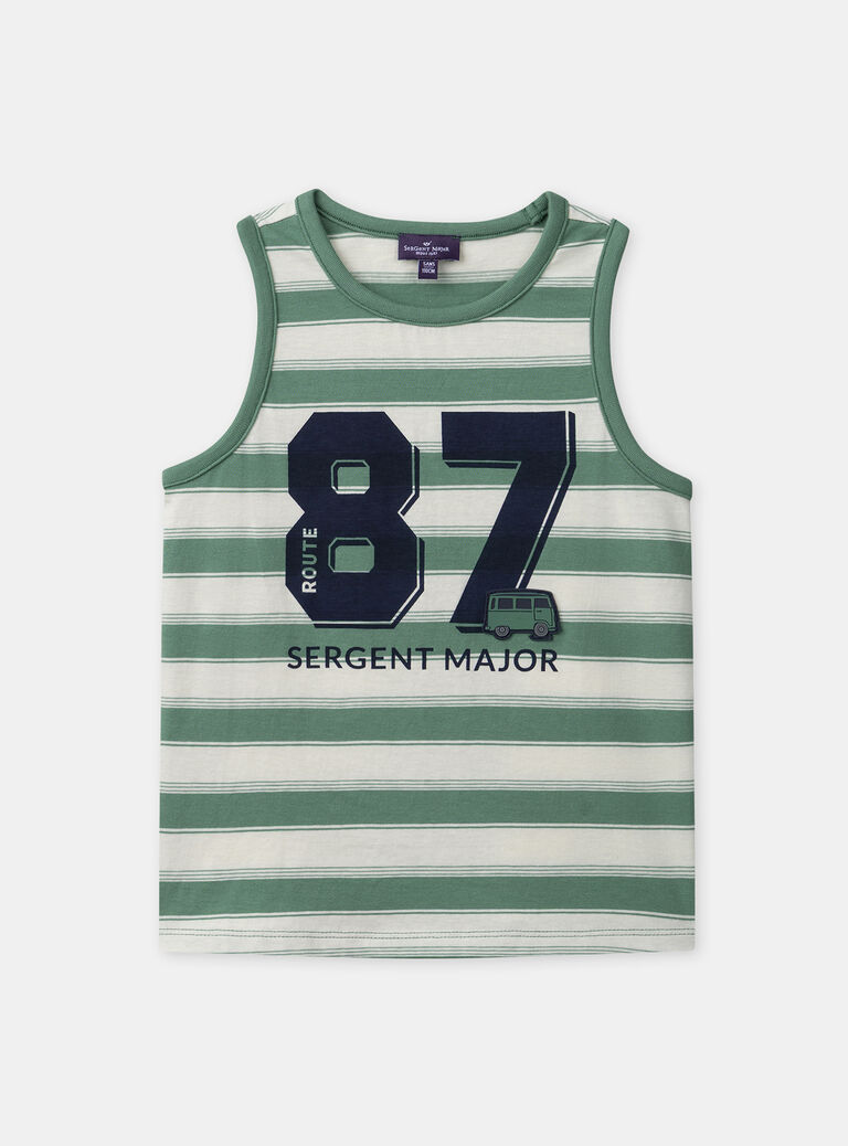 Green TANK TOP Green TANK TOP NADEBAGE / 25H3PGJ1DEBG625