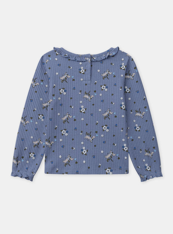 Greyish blue TEE SHIRT LS NURIBETTE / 25H2PFQ2TML205