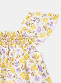 Floral print smocked dress KALIVE / 24E1BFD2ROB001