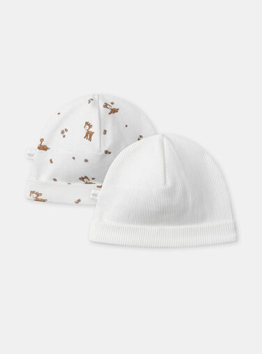 Off white NEWBORN BEANY NOEL / 25H0AM21BNA001