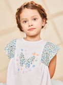Pink nightdress with butterfly print FLODETTE / 23E5PF32CHN328
