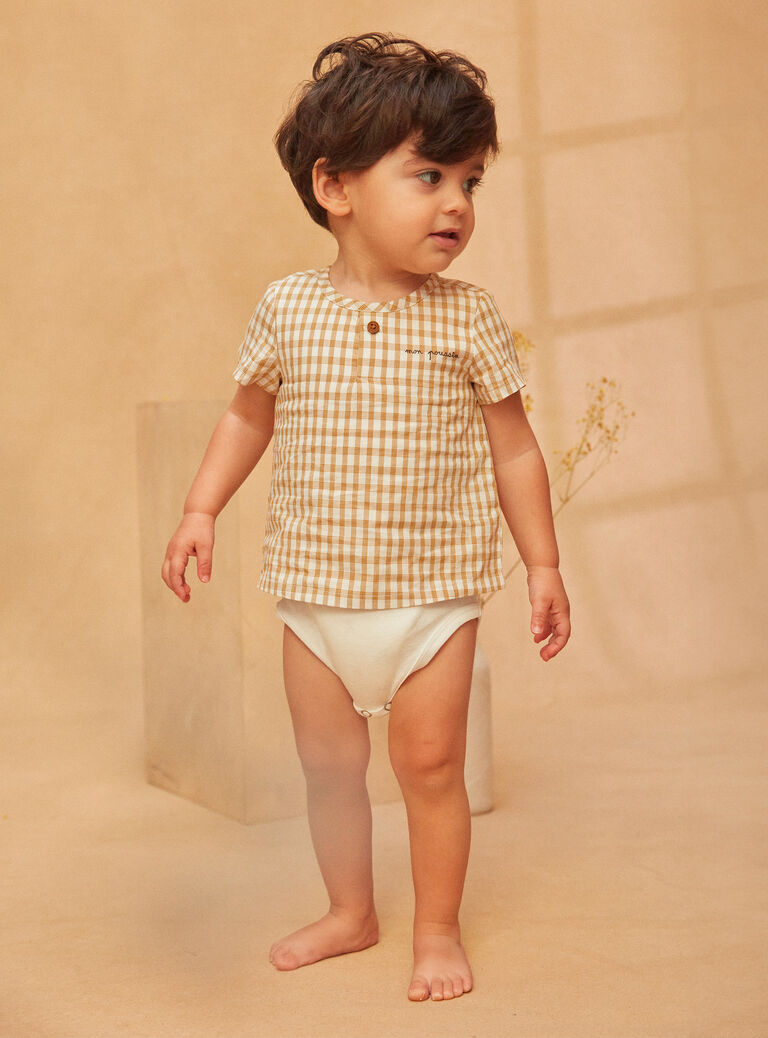 Light brown BODYSUIT Light brown BODYSUIT KAJULIEN / 24E1BGD2BOD809