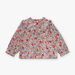 Viscose blouse with floral print