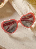Baby girl heart shaped sunglasses CUILUETTE / 22E4PFJ1LUSF503