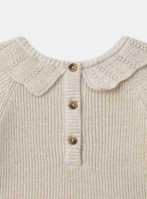 Beige DRESS NAZOLA / 25H1BFY1ROB080