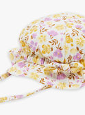 Ecru hat with floral print KITANIA / 24E4BFG2CHA001