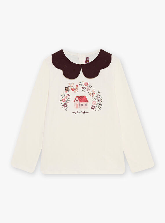 off white TEE SHIRT LS DUVETETTE / 22H2PFR1TML632
