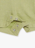 Light khaki linen overalls FAOMAR / 23E1BGO1SAC612