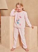 Pink velvet pyjamas GRUPAPETTE / 23H5PF14PYJD308