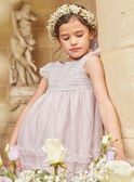 Parma violet tulle dress KREVETTE / 24E2PFL2ROB320