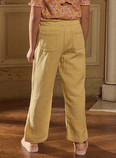 Yellow PANTS MLAPANETTE / 25E2PFK1PANB104