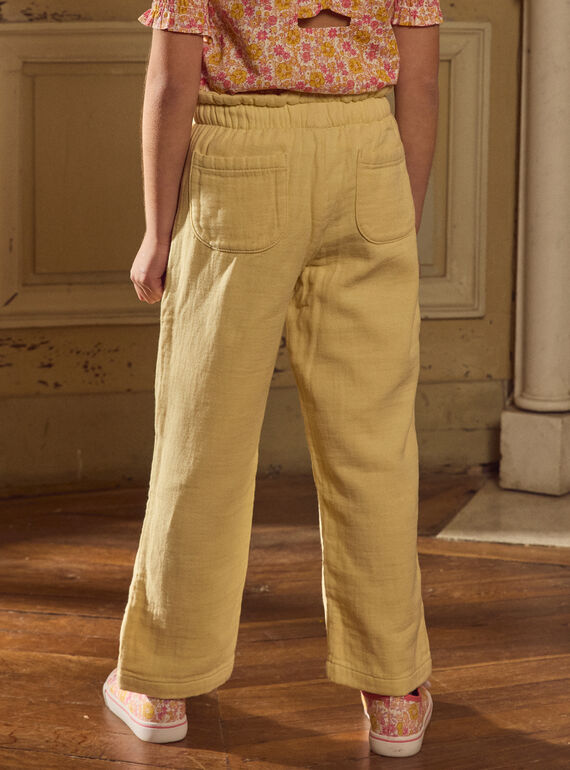 Yellow PANTS MLAPANETTE / 25E2PFK1PANB104