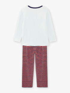 Boy's striped velvet pajama set BIPOLAGE / 21H5PG74PYJ213