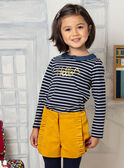 Girl's yellow shorts BIKIETTE / 21H2PF51SHO109