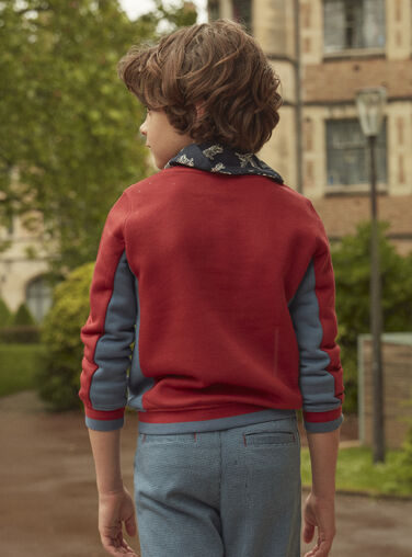 Spice red SWEAT SHIRT LOFLEAGE / 24H3PGL1SWEF509