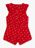 Red star print jumpsuit 22E1BFP1CBL050