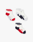 Lot of 3 pairs of ecru socks FRIPIAGE / 23E4PGJ2LC3001