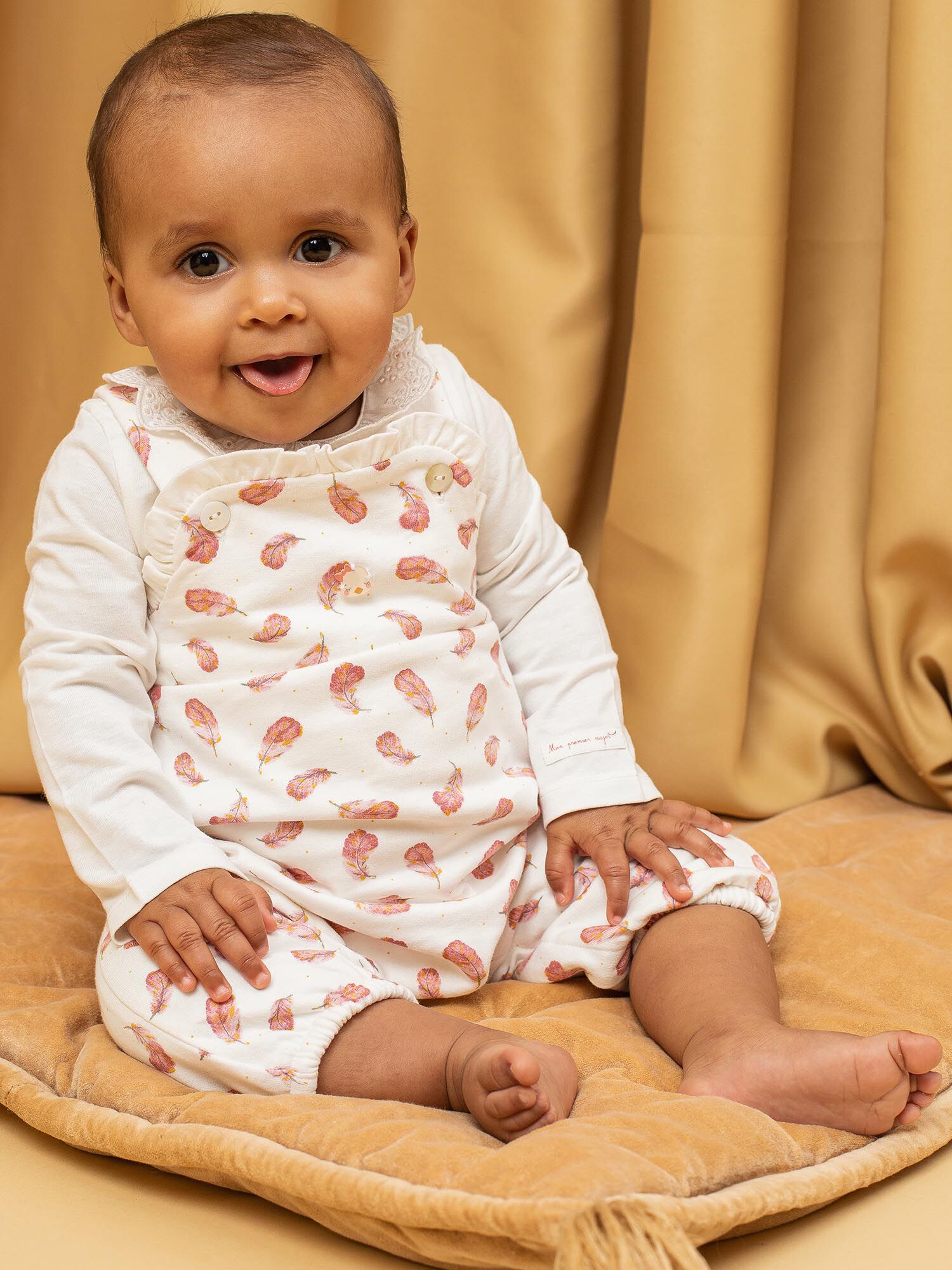 Baby dungarees best sale girl